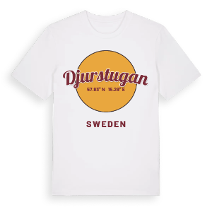 Djurstugan cirkel t-shirt – ekologisk bomull t-shirt från Pinshirt