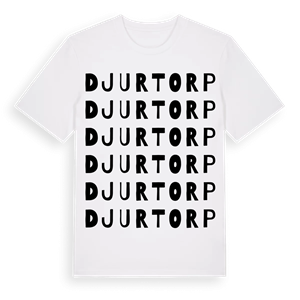 Djurtorp ordlek t-shirt – ekologisk bomull t-shirt från Pinshirt