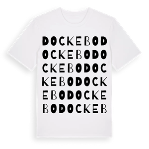 Dockebo ordlek t-shirt – ekologisk bomull t-shirt från Pinshirt