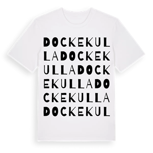 Dockekulla ordlek t-shirt – ekologisk bomull t-shirt från PinShirt