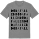 Mid Heather Gray t-shirt med Döda fallen ordlek t-shirt