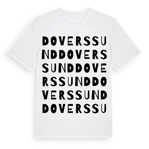 Doverssund ordlek t-shirt – ekologisk bomull t-shirt från Pinshirt