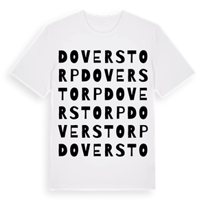 Doverstorp ordlek t-shirt – ekologisk bomull t-shirt från Pinshirt