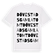 Dövestads gamla tomt ordlek t-shirt