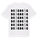 Dräg ordlek t-shirt
