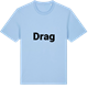 Blue Soul t-shirt med Drag fetstil t-shirt