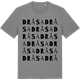 Mid Heather Gray t-shirt med Dråsa ordlek t-shirt