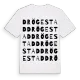 Drögestad ordlek t-shirt