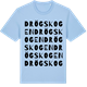 Blue Soul t-shirt med Drögskogen ordlek t-shirt
