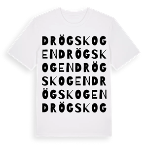 Drögskogen ordlek t-shirt – ekologisk bomull t-shirt från Pinshirt