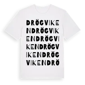 Drögviken ordlek t-shirt – ekologisk bomull t-shirt från Pinshirt