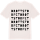 Vintage White t-shirt med Drottstorpet ordlek t-shirt
