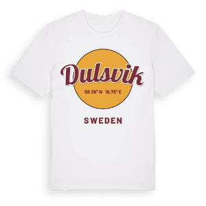 Dulsvik cirkel t-shirt – ekologisk bomull t-shirt från Pinshirt