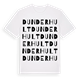 Dunderhult ordlek t-shirt