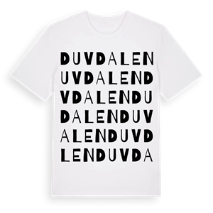 Duvdalen ordlek t-shirt – ekologisk bomull t-shirt från Pinshirt