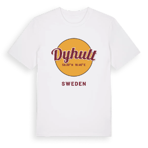Dyhult cirkel t-shirt – ekologisk bomull t-shirt från Pinshirt