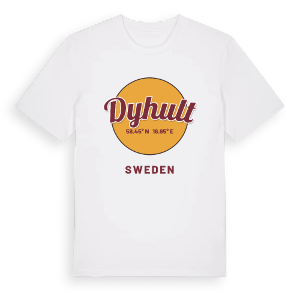 Dyhult cirkel t-shirt – ekologisk bomull t-shirt från Pinshirt