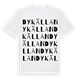Dykällan ordlek t-shirt