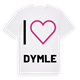 Jag älskar Dymle t-shirt stort tryck