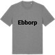 Mid Heather Gray t-shirt med Ebborp fetstil t-shirt