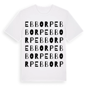 Ebborp ordlek t-shirt – ekologisk bomull t-shirt från Pinshirt
