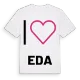Jag älskar Eda t-shirt stort tryck