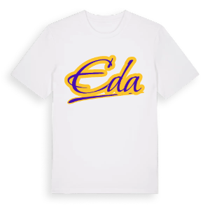 Eda baseball t-shirt – ekologisk bomull t-shirt från Pinshirt