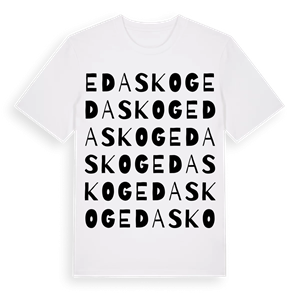 Edaskog ordlek t-shirt – ekologisk bomull t-shirt från PinShirt