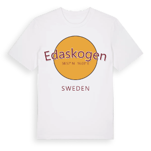 Edaskogen cirkel t-shirt – ekologisk bomull t-shirt från Pinshirt