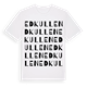 White t-shirt med Edkullen ordlek t-shirt