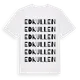 White t-shirt med Edkullen ordlek t-shirt