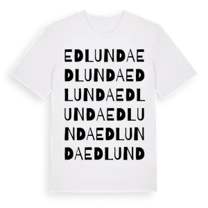 Edlunda ordlek t-shirt – ekologisk bomull t-shirt från Pinshirt