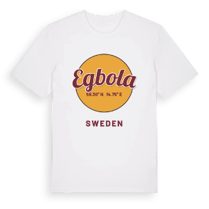 Egbola cirkel t-shirt – ekologisk bomull t-shirt från Pinshirt