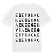 White t-shirt med Egeby backe ordlek t-shirt
