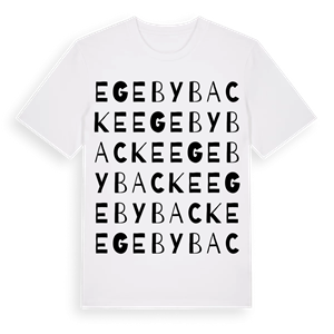 Egeby backe ordlek t-shirt – ekologisk bomull t-shirt från Pinshirt