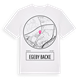 White t-shirt med Egeby backe t-shirt