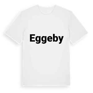 Eggeby fetstil t-shirt – ekologisk bomull t-shirt från Pinshirt