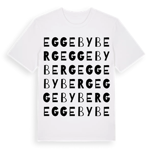 Eggebyberg ordlek t-shirt – ekologisk bomull t-shirt från Pinshirt