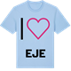 Blue Soul t-shirt med Jag älskar Eje t-shirt stort tryck