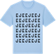 Blue Soul t-shirt med Eje ordlek t-shirt