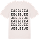 Vintage White t-shirt med Eje ordlek t-shirt