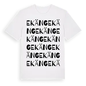 Ekäng ordlek t-shirt – ekologisk bomull t-shirt från Pinshirt