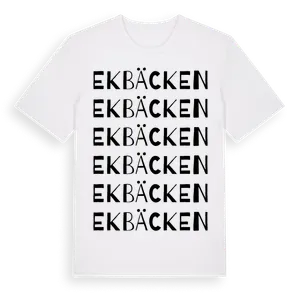 Ekbäcken ordlek t-shirt – ekologisk bomull t-shirt från Pinshirt