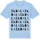 Blue Soul t-shirt med Ekdala ordlek t-shirt
