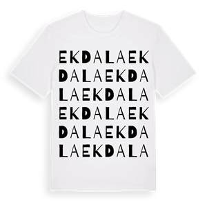 Ekdala ordlek t-shirt – ekologisk bomull t-shirt från Pinshirt