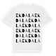 Ekdala ordlek t-shirt