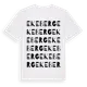 White t-shirt med Ekeberg ordlek t-shirt