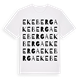 White t-shirt med Ekeberga ordlek t-shirt