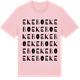 Pink Cotton t-shirt med Ekebo ordlek t-shirt