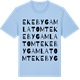 Blue Soul t-shirt med Ekeby gamla tomt ordlek t-shirt
